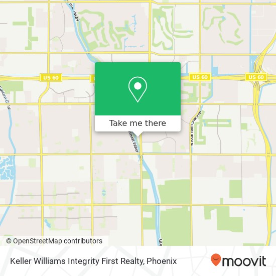 Keller Williams Integrity First Realty map