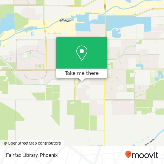 Fairfax Library map