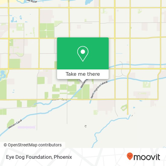 Eye Dog Foundation map