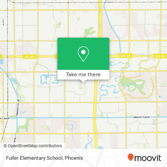 Fuller Elementary School map