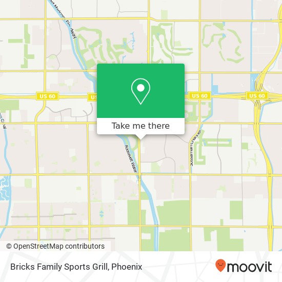 Bricks Family Sports Grill map