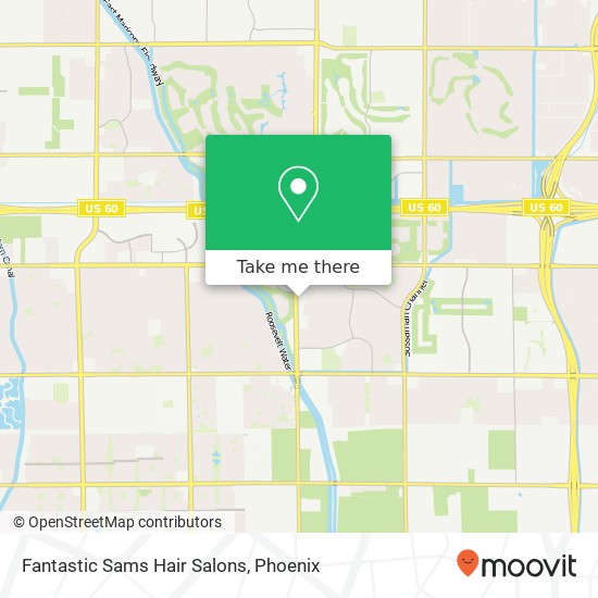 Fantastic Sams Hair Salons map