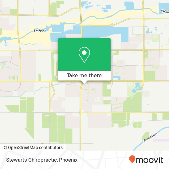 Stewarts Chiropractic map