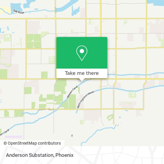 Mapa de Anderson Substation