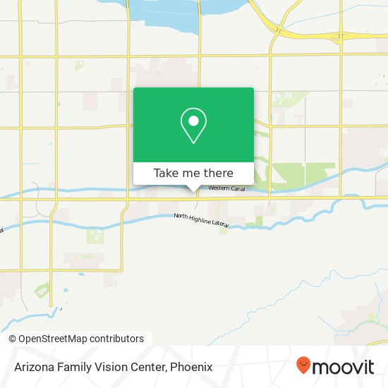 Arizona Family Vision Center map
