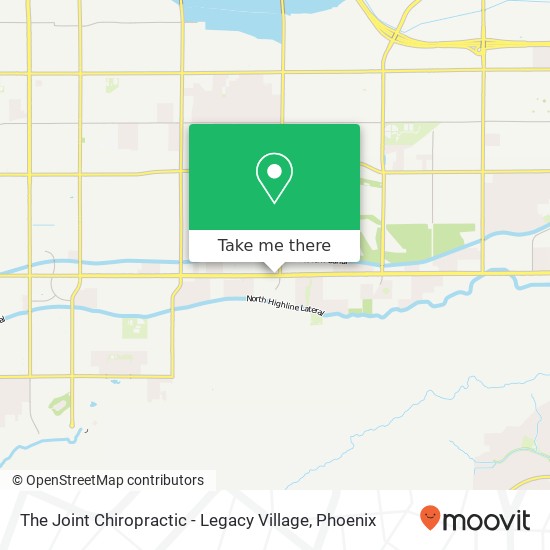 The Joint Chiropractic - Legacy Village map