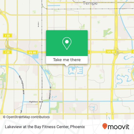 Lakeview at the Bay Fitness Center map