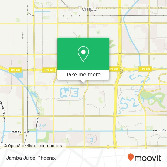 Jamba Juice map