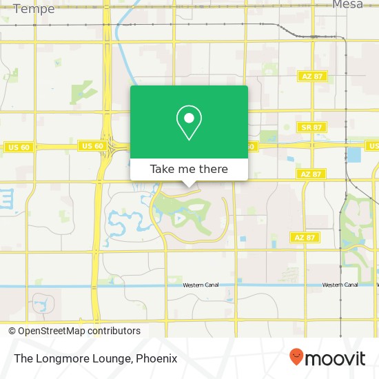 The Longmore Lounge map