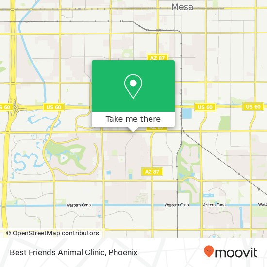 Best Friends Animal Clinic map