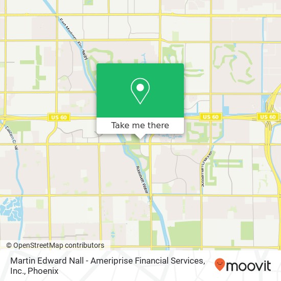 Mapa de Martin Edward Nall - Ameriprise Financial Services, Inc.
