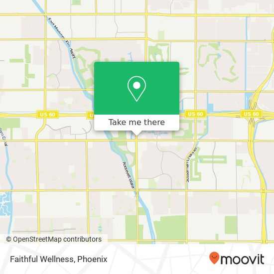 Faithful Wellness map