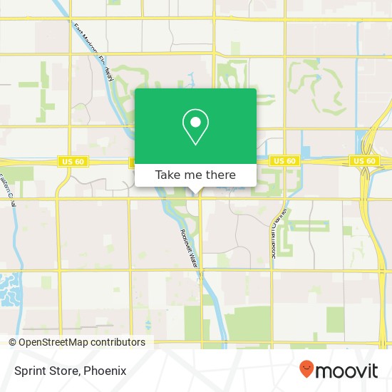 Sprint Store map