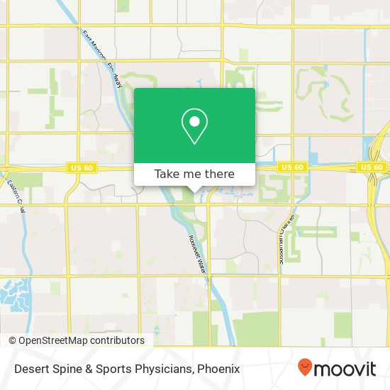 Desert Spine & Sports Physicians map