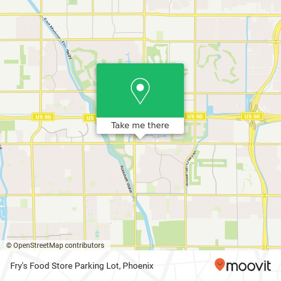 Fry's Food Store Parking Lot map