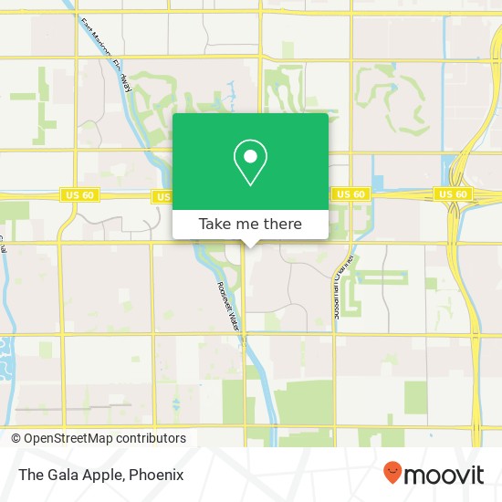 The Gala Apple map