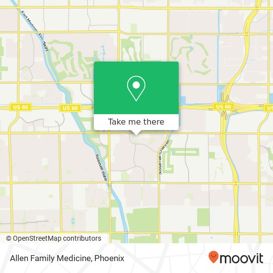 Allen Family Medicine map