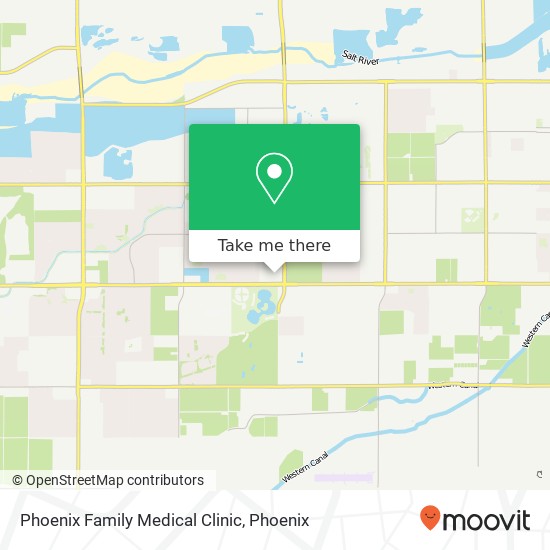 Mapa de Phoenix Family Medical Clinic