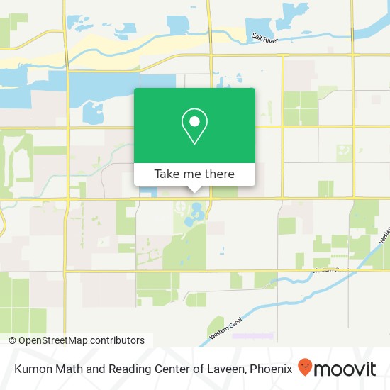 Mapa de Kumon Math and Reading Center of Laveen