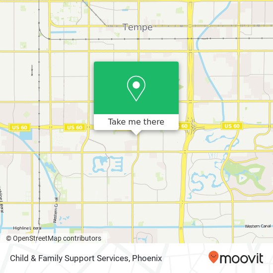 Mapa de Child & Family Support Services