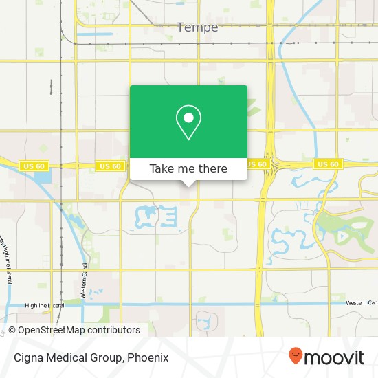 Cigna Medical Group map