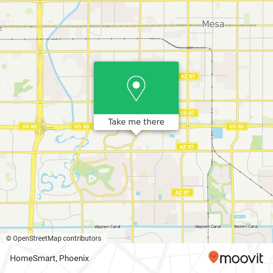 HomeSmart map