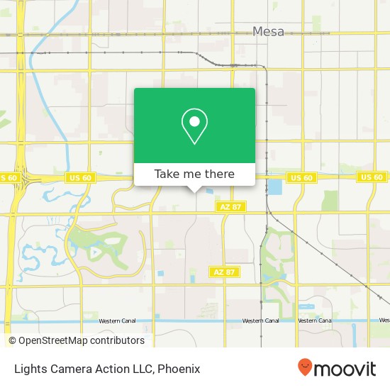 Lights Camera Action LLC map