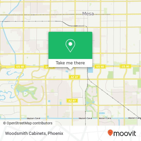 Woodsmith Cabinets map