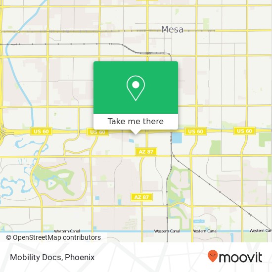 Mobility Docs map