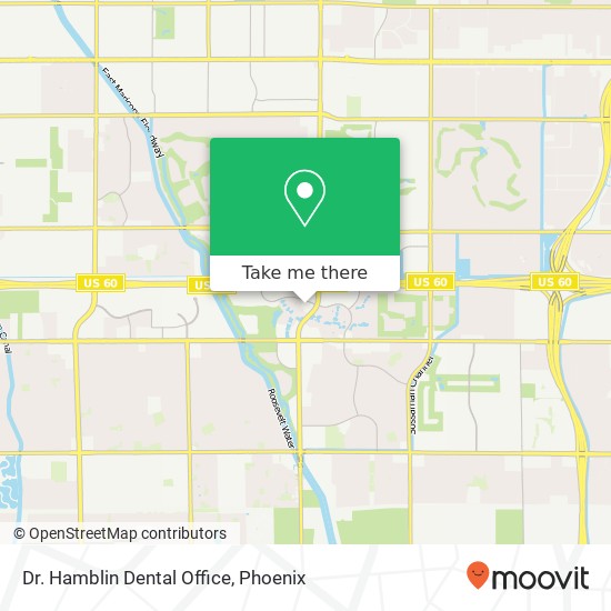 Mapa de Dr. Hamblin Dental Office