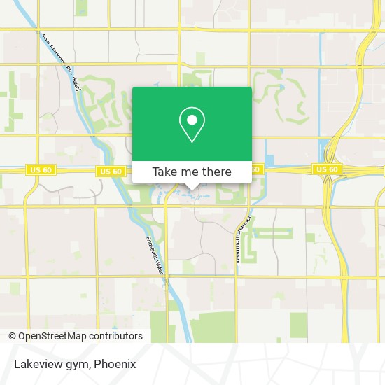 Mapa de Lakeview gym