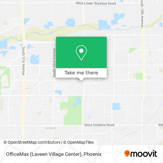 OfficeMax (Laveen Village Center) map