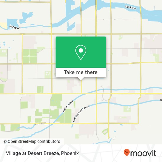 Mapa de Village at Desert Breeze