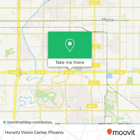 Horwitz Vision Center map