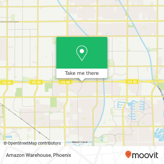 Amazon Warehouse map