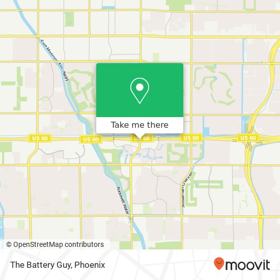 The Battery Guy map
