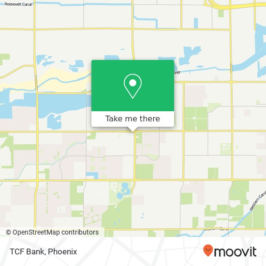 TCF Bank map