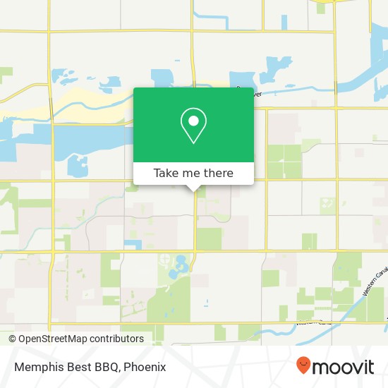Mapa de Memphis Best BBQ