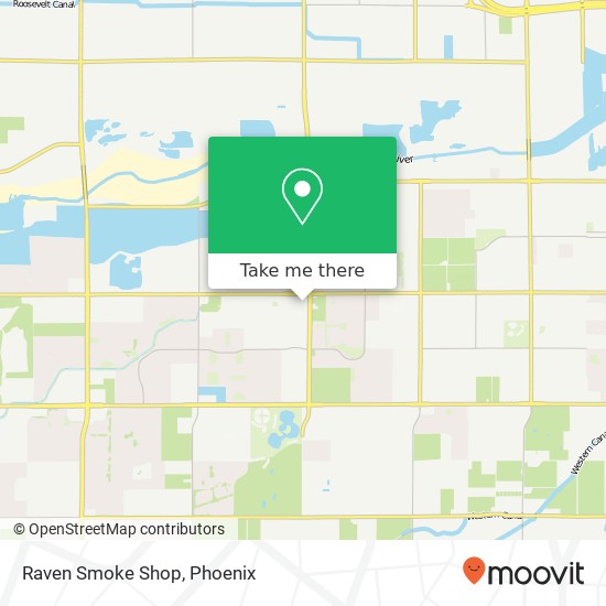 Raven Smoke Shop map