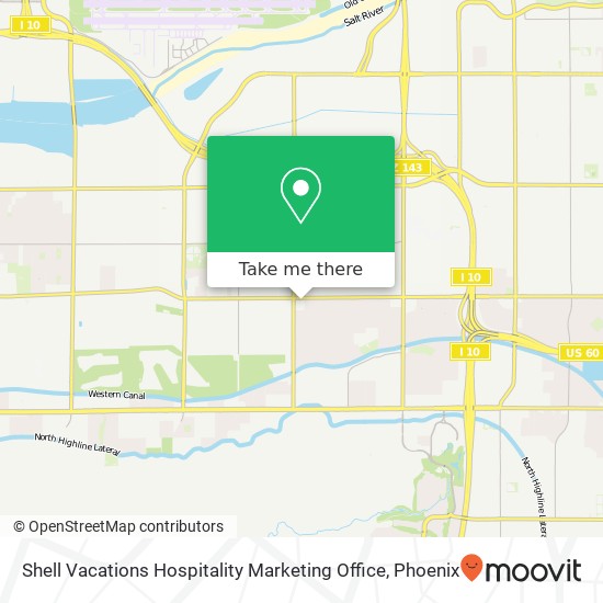 Shell Vacations Hospitality Marketing Office map