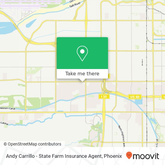 Mapa de Andy Carrillo - State Farm Insurance Agent