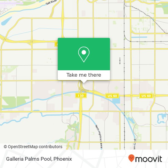 Galleria Palms Pool map