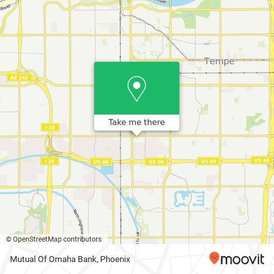 Mutual Of Omaha Bank map