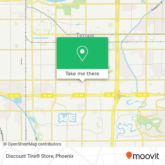 Discount Tire® Store map