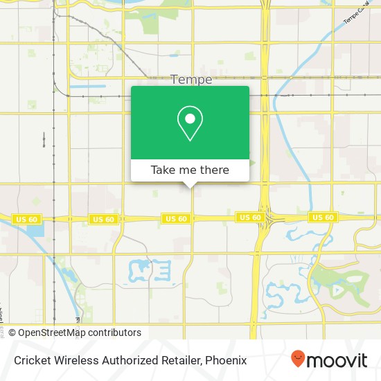 Cricket Wireless Authorized Retailer map