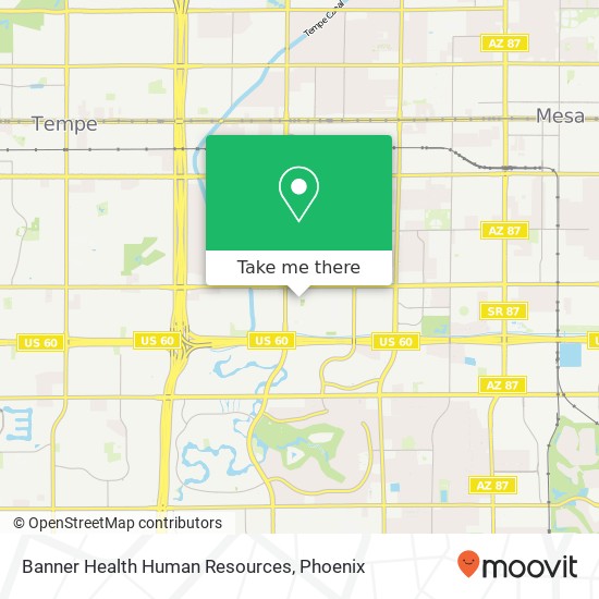 Banner Health Human Resources map