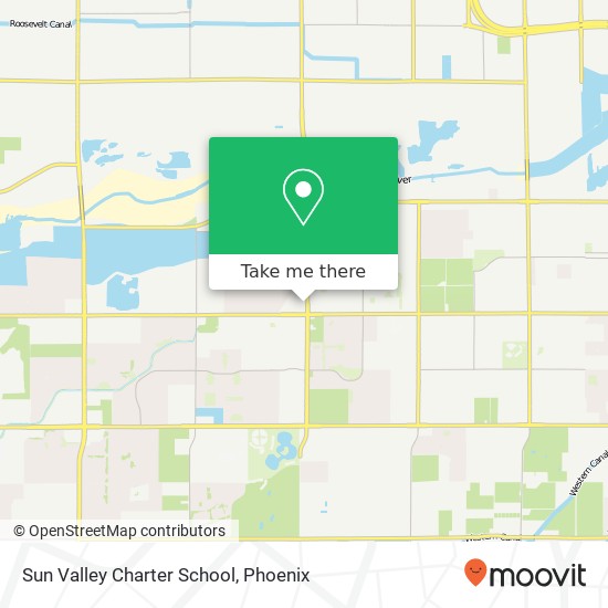 Mapa de Sun Valley Charter School