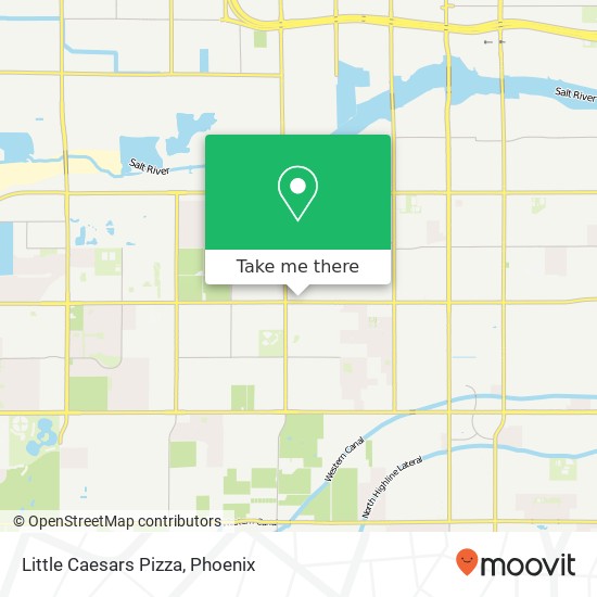 Mapa de Little Caesars Pizza