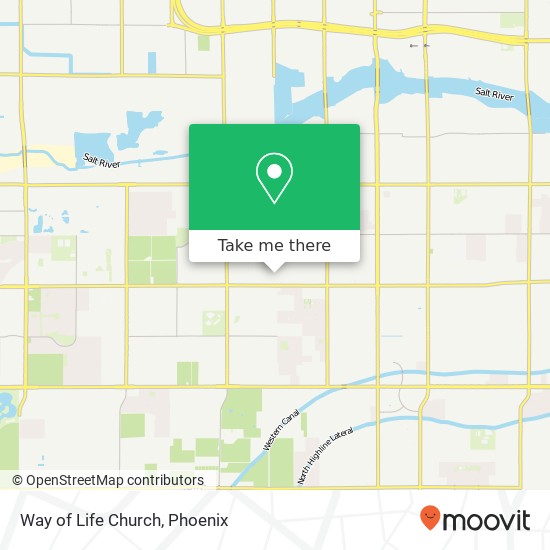 Way of Life Church map