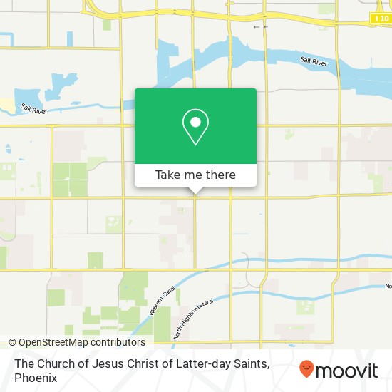 The Church of Jesus Christ of Latter-day Saints map